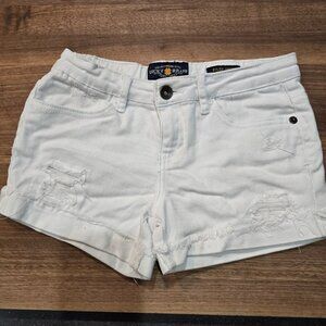 Lucky Brand Rip & Repair Riley Short in white - girls size 12